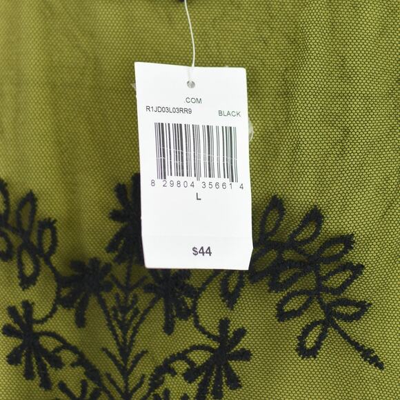 Rabbit Designs Sheer Floral Lace Formal Cardigan NWT Women's Large - Picture 8 of 9